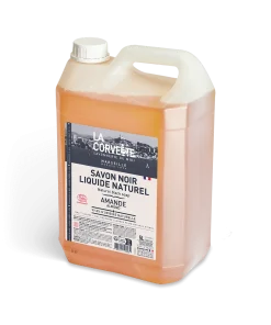 Savon noir liquide AMANDE à l’huile de lin – 5L – ECOCERT Ecodétergent