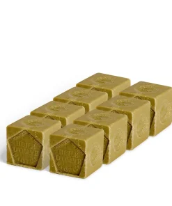 Cubes de Savon de Marseille OLIVE – Lot 8x300g – Sans emballage – COSMOS NATURAL