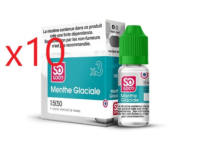 10 flacons So Good menthe glaciale11mg/ml – Image 2