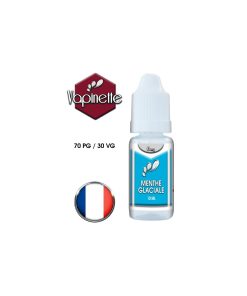 E-liquide Vapinette saveur Menthe Glaciale 70/30, 11 mg/ml de nicotine.